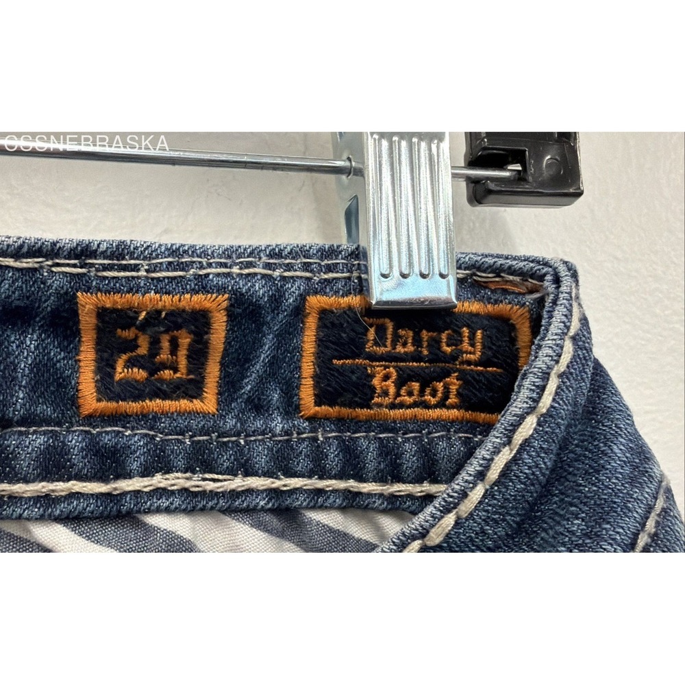 Rock Revival Blue Womens Boot jeans - Size 29 - Picture 3 of 10